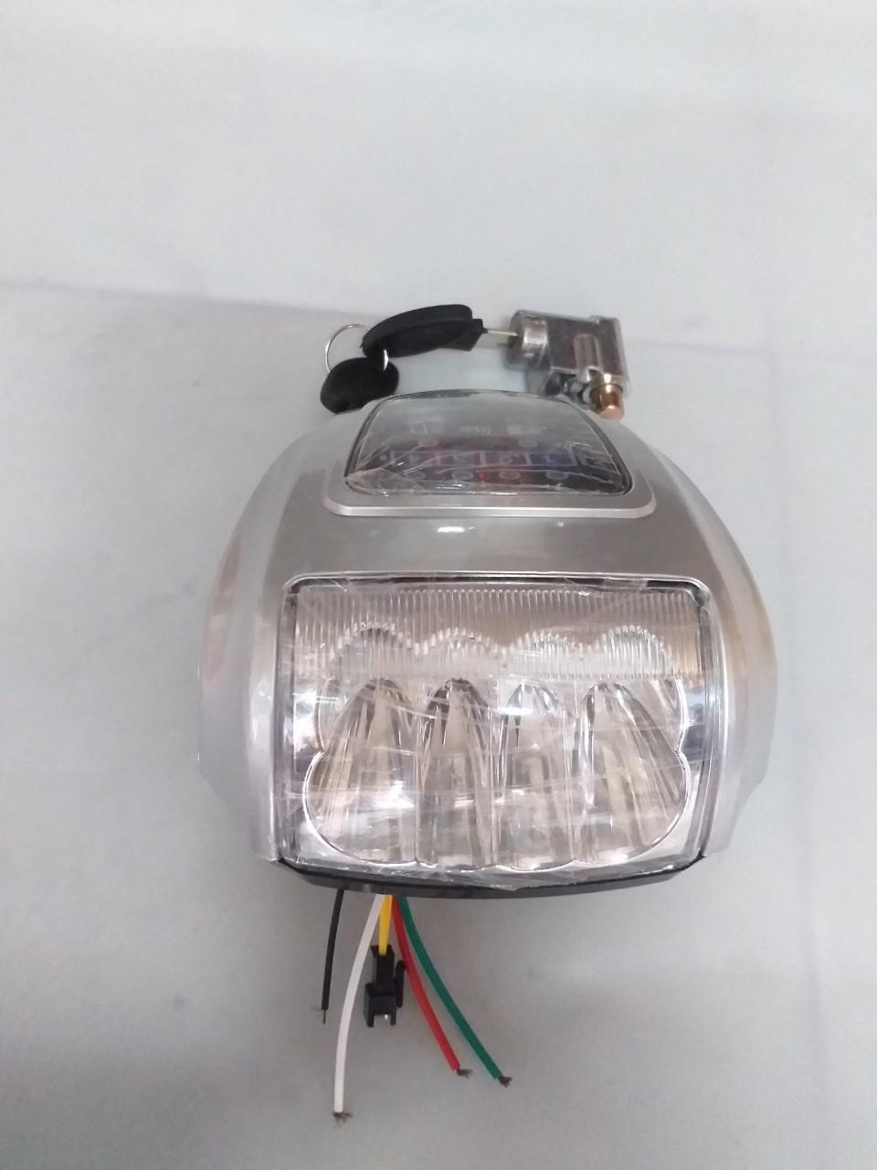 đầu đèn xe đạp điện 48V giá tốt- dau den - đầu đèn xe đạp