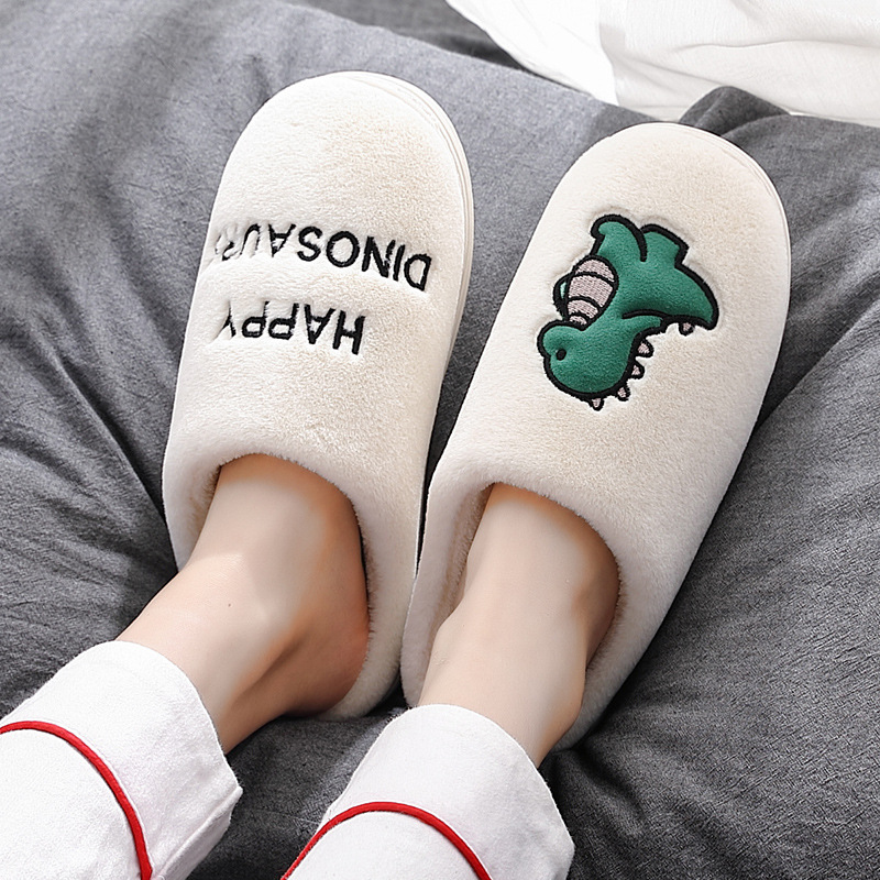 Dép bông Khủng Long Dép bông DINO mùa đông cực ấm cực mềm