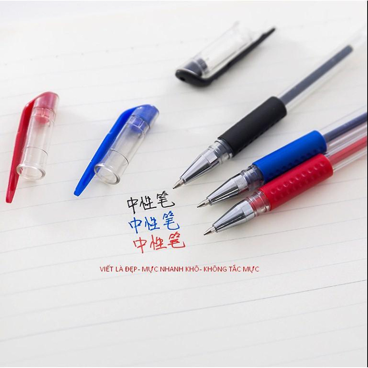 ( SALE SỐC) Bút bi mực nước, bút bi nước đầu 0,5 mm thích hợp cho nhiều bạn học sinh cấp 2, cấp 3