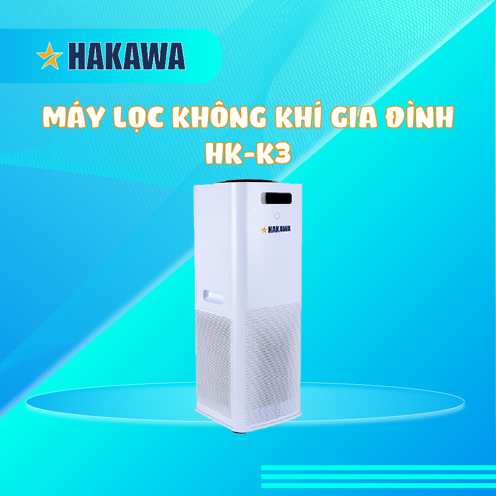 Máy lọc không khí hakawa hk-k3 - hàng chính hãng - bảo hành 2 năm
