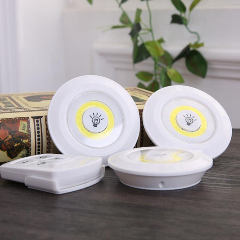 [Hàng Xịn] ĐÈN LED DÁN TƯỜNG THÔNG MINH PHÒNG NGỦ CẦU THANG - BỘ 3 BÓNG ĐÈN MINI ĐIỀU KHIỂN TỪ XA