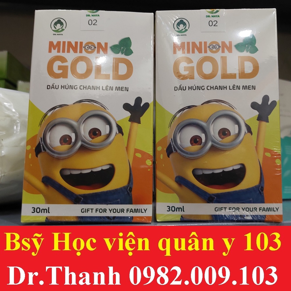 Tinh Dầu Húng Chanh Minion 30mlTinh Dầu Húng Chanh Lên Men Minion Gold