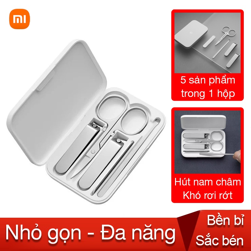 Bộ cắt móng tay inox 5 món xiaomi