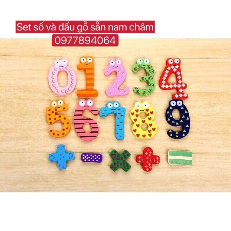 Bộ số nam châm kèm dấu