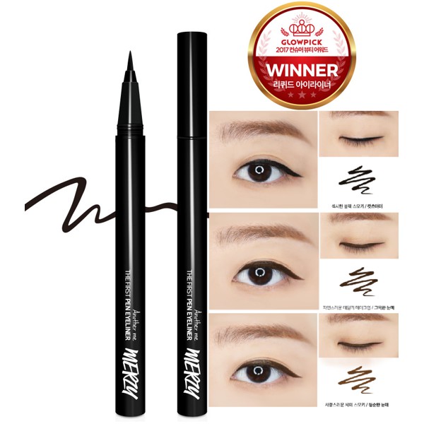 Bút Kẻ Mắt Nước Chống Trôi Merzy Another Me The First Pen Eyeliner