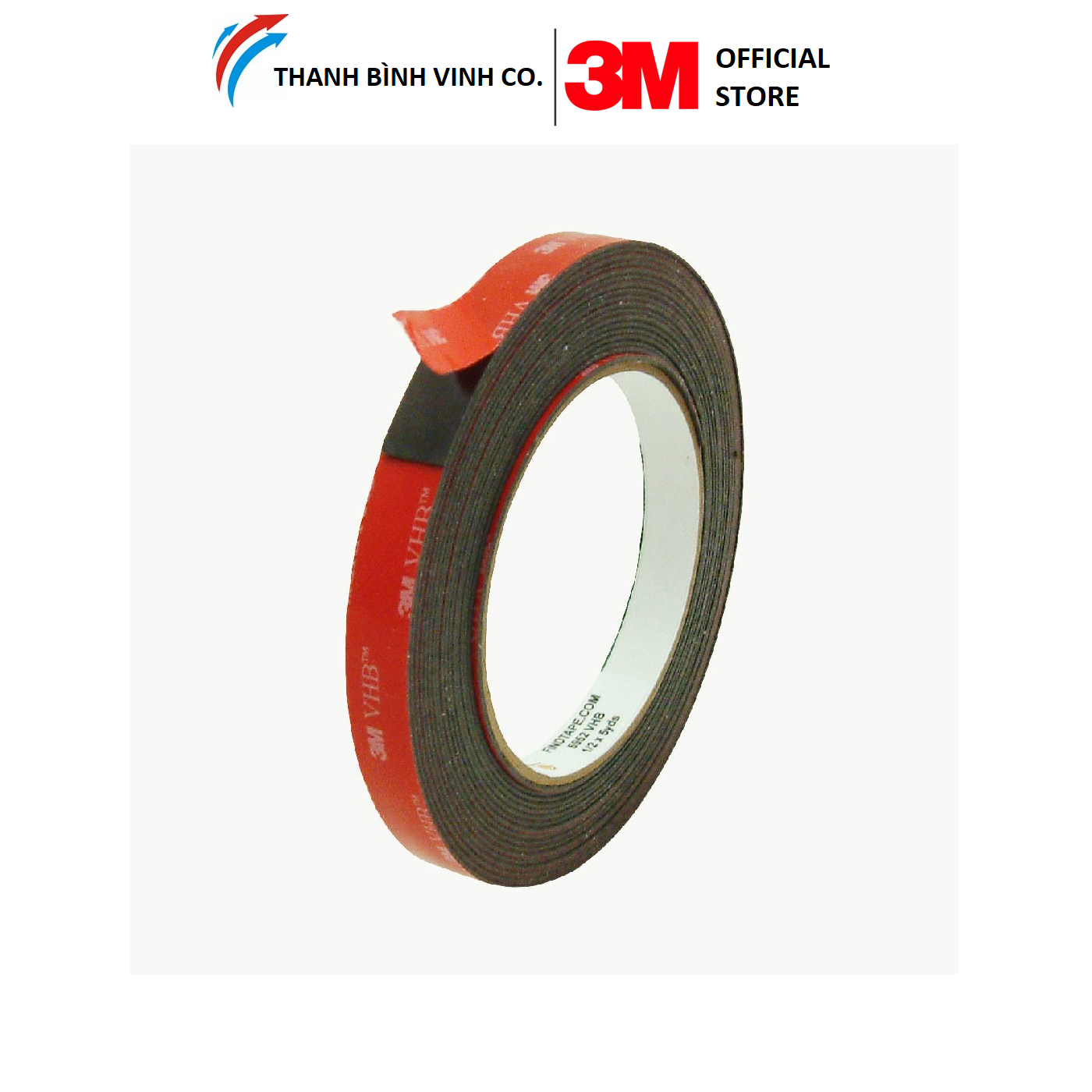 Băng Keo Cường Lực VHB 3M 5952 Dài 4.5m x 1.1mm, size 10mm, 20mm