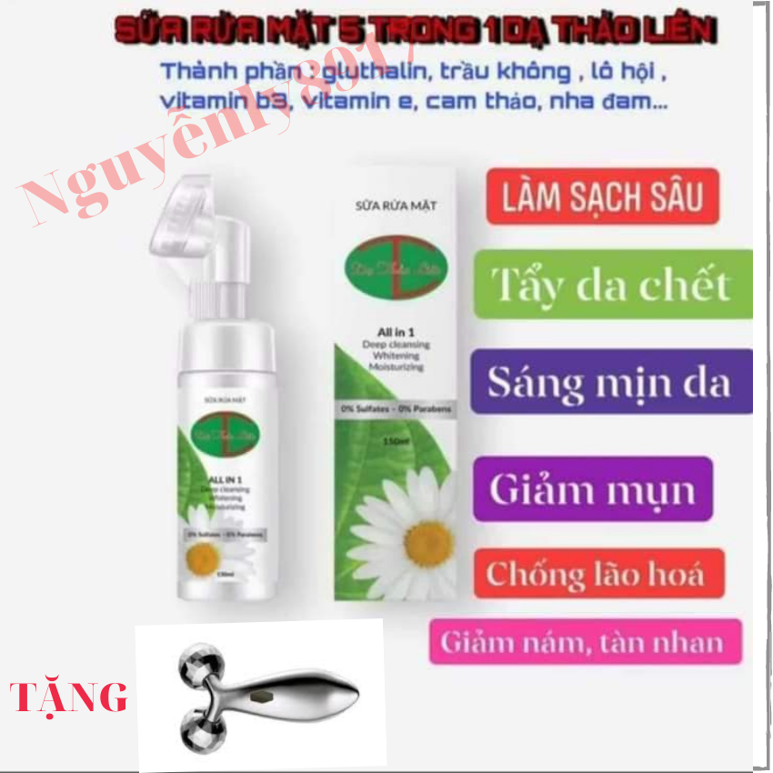 Sữa rửa mặt thảo dược tạo bọt Dạ Thảo Liên