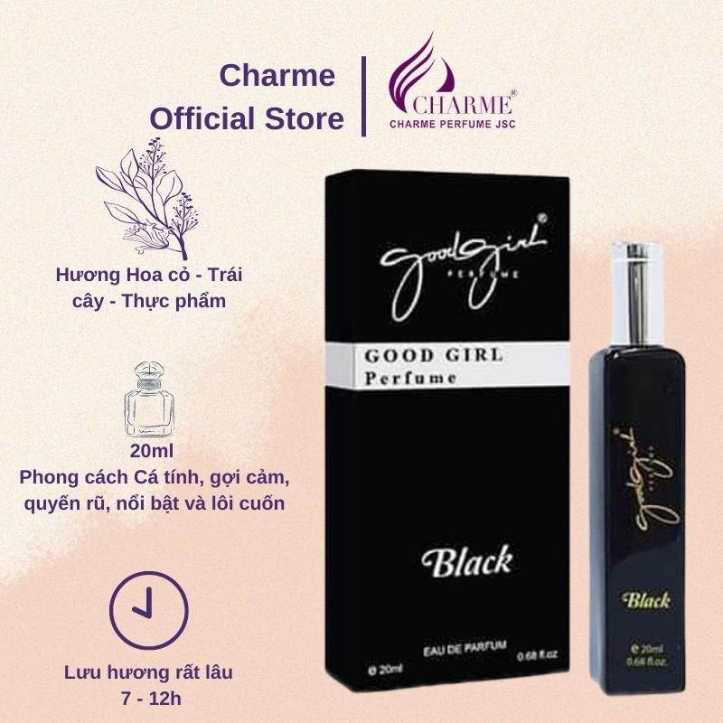 Nước hoa nữ Charme Good Girl 20ml Màu đen
