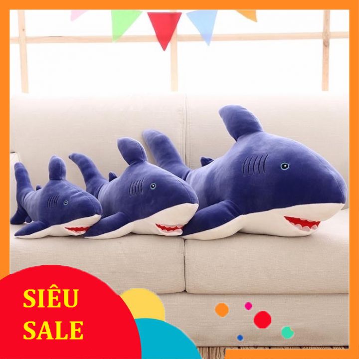 ĐỒ CHƠI CÁ MẬP NHỒI BÔNG GẤU BÔNG CÁ MẬP BABY SHARK DỄ THƯƠNG CHO BÉ