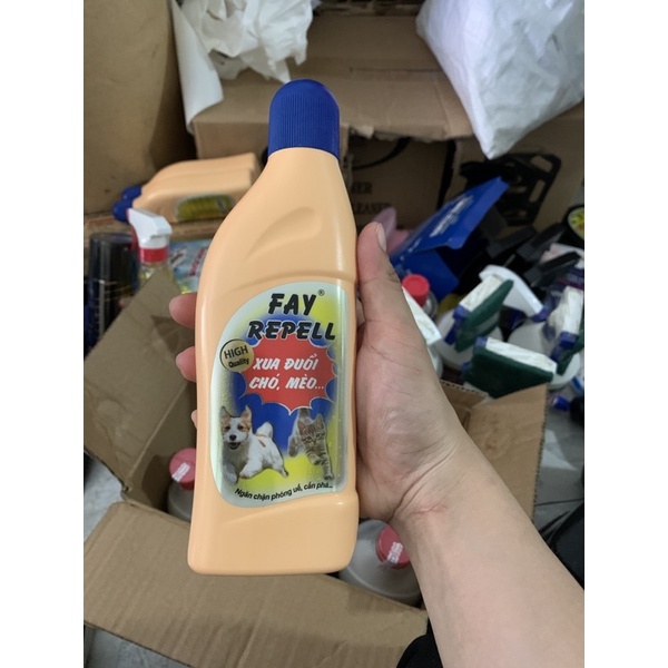 Dung dịch ngăn ngừa thú phóng uế, cắn phá đồ trong nhà - Fay Repell 200ml-cách duy nhất xua đuổi chó mèo
