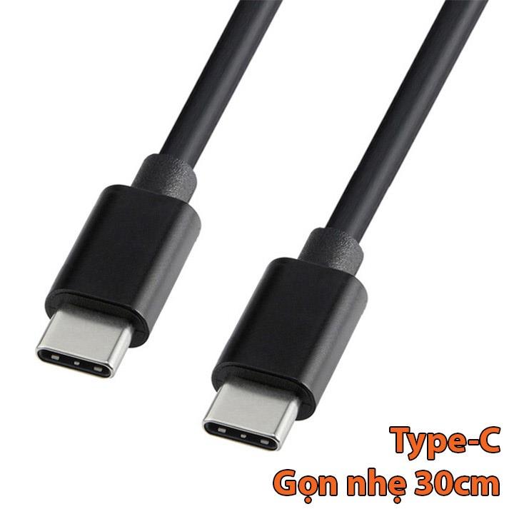 Cáp USB 30cm 2 đầu type-C - PK34