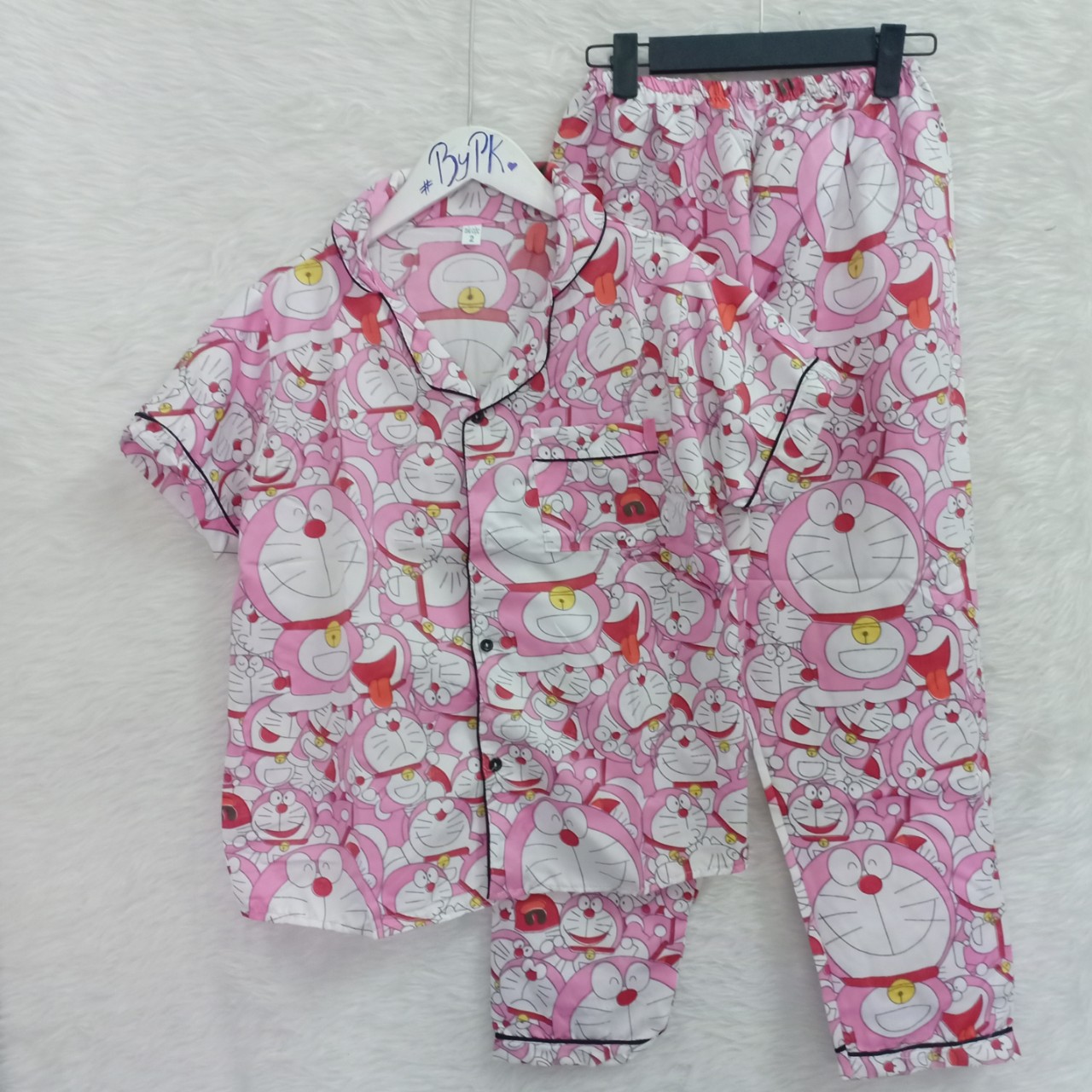Sét bộ mặc nhà tay ngắn quần dài pizama cực xinh. pijama .