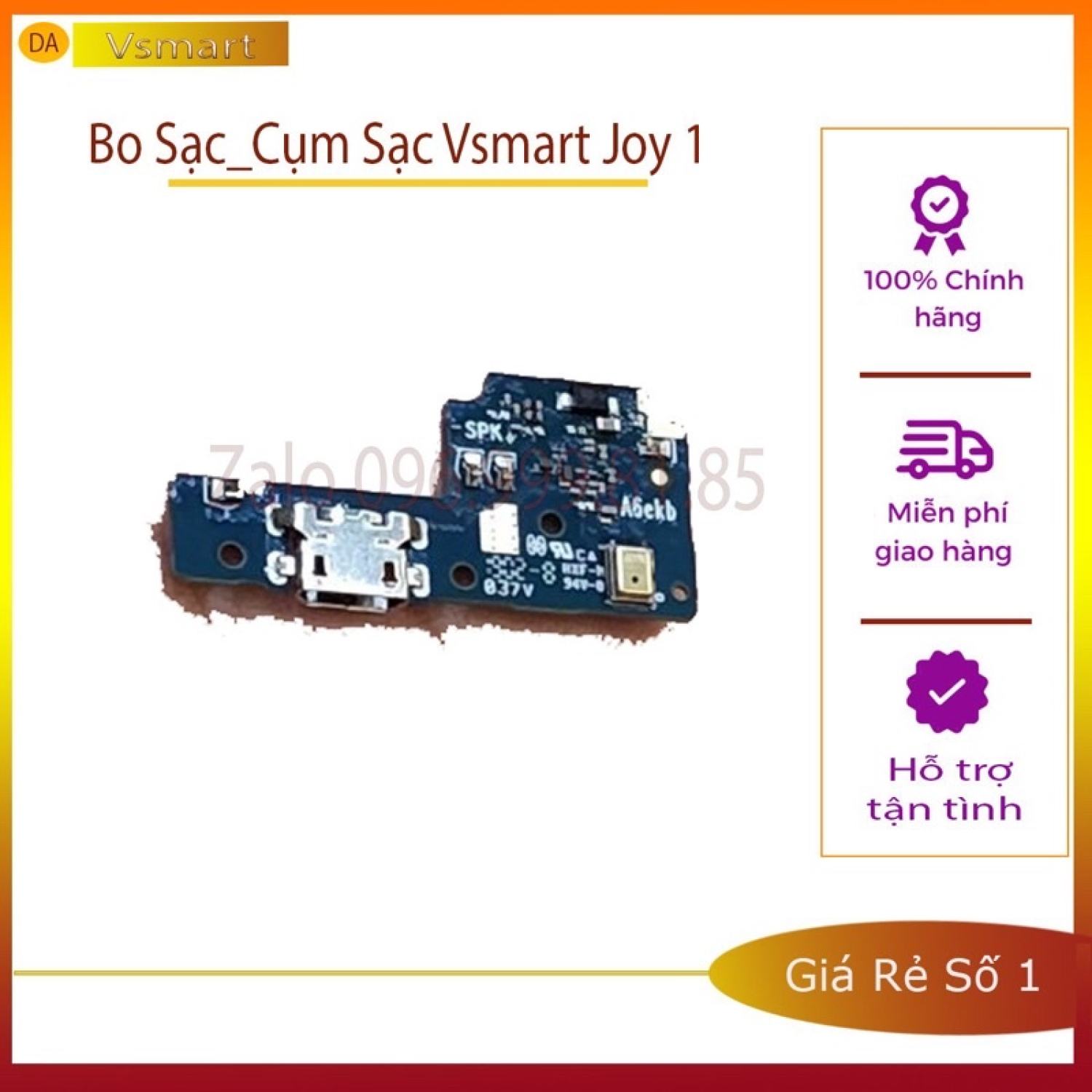 Bo sạc cụm sạc vsmart joy 1+ zin new chính hãng