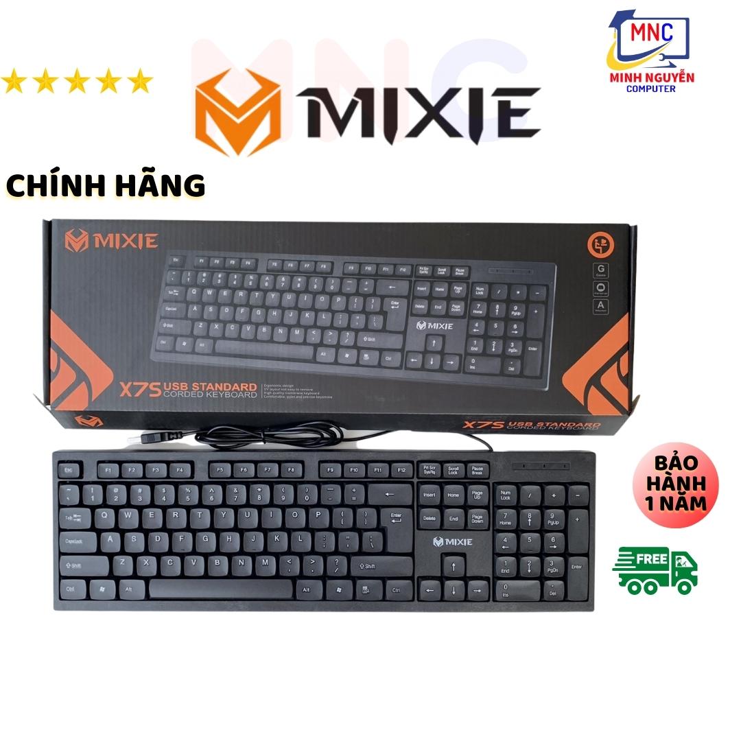Bàn phím có dây MIXIE X7S có dây - Chính Hãng - Bảo Hành 12 Tháng