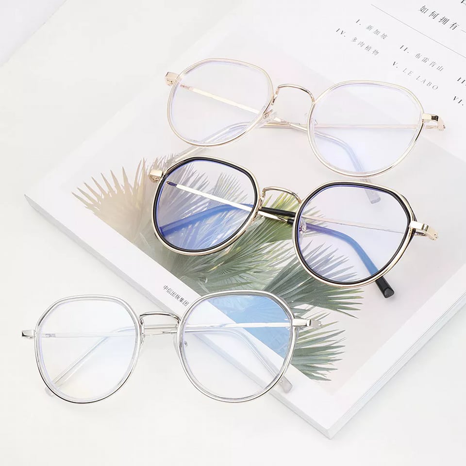 Kính mắt chống tia bức xạ kính nữ thời trang