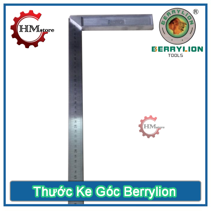 Thước ke góc đa năng Berrylion, nhiều kích thước 20cm 25cm 30cm 50cm - Thước ke góc vuông, thước đo góc đa năng, ke góc vuông, dụng cụ đo góc - Thương hiệu Sư Tử - HẢI MY STORE