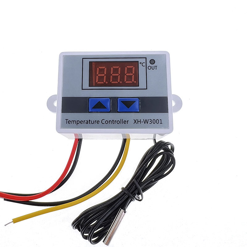 #bộ điều khiển nhiệt độ tự động futureworld xh-w3001 110v-220v/1500w - mạch điều khiển nhiệt độ - đồng hồ cảm biến nhiệt độ