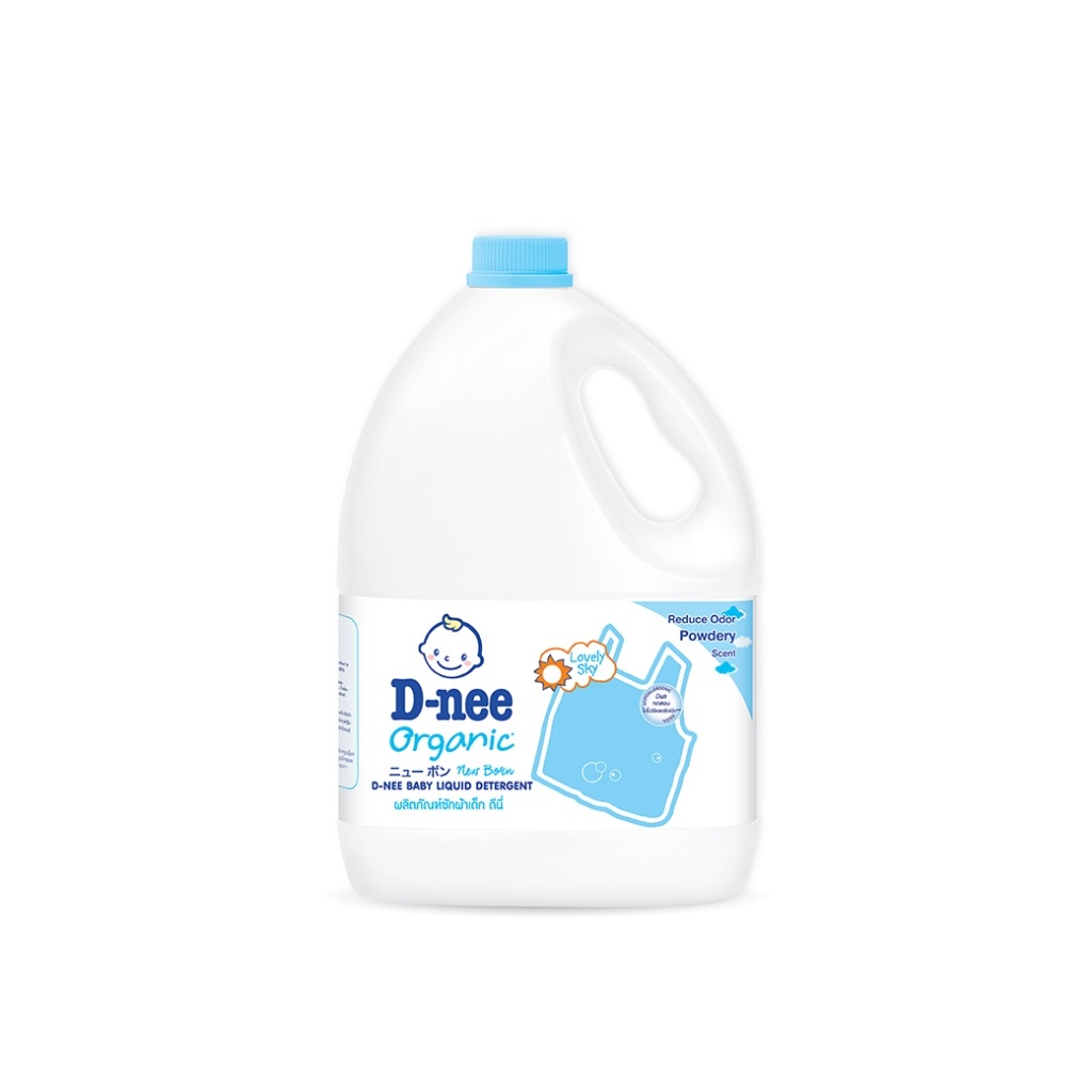 Nước giặt quần áo em bé D-nee Xanh 3L