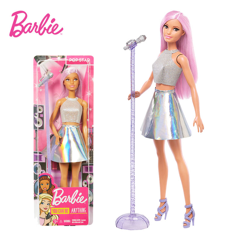 Chính hãng Búp bê Barbie ca sĩ nhạc rock siêu sao fxn98 cô gái công chúa