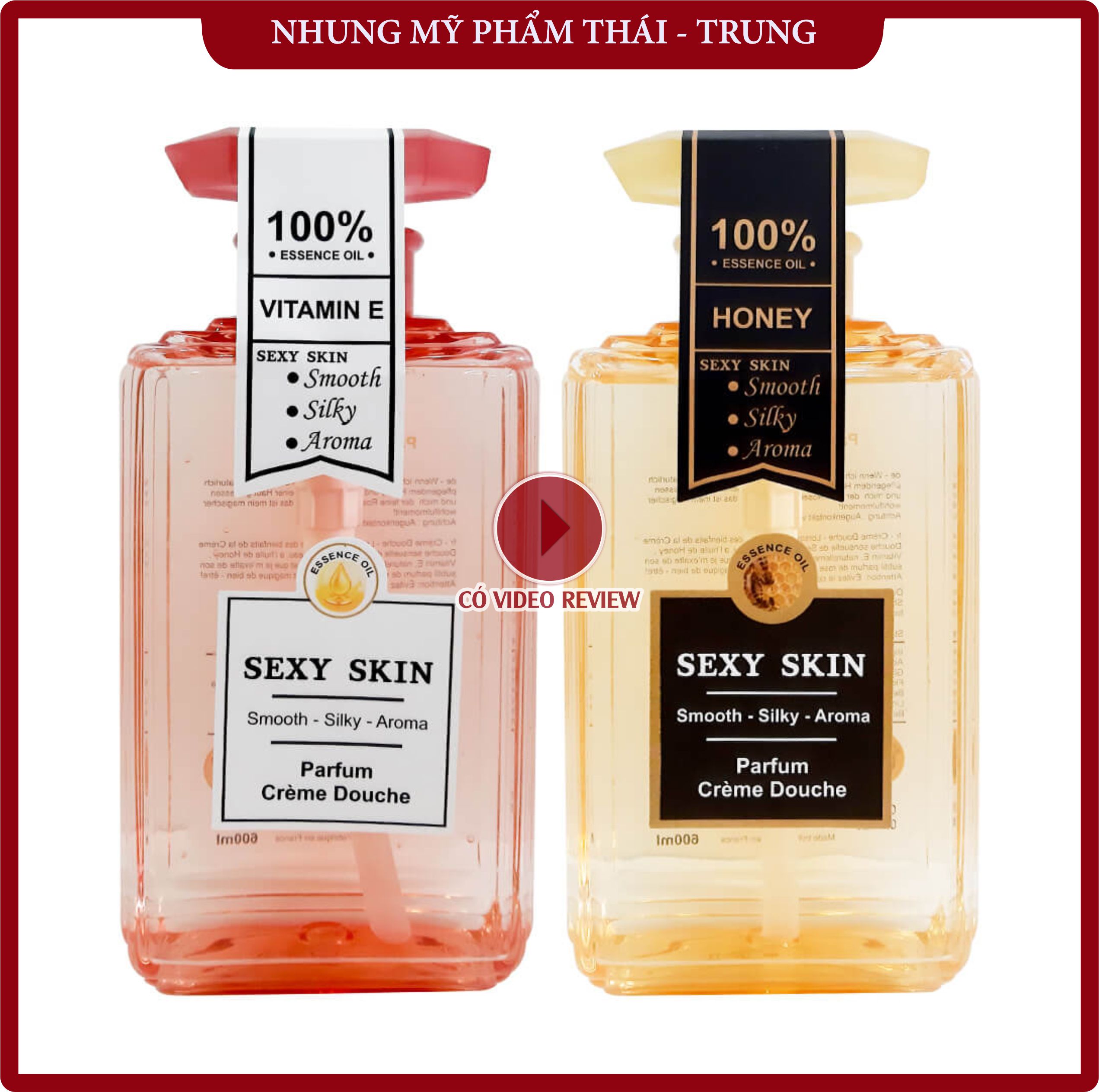 Sữa tắm nước hoa Sexy Skin 600ml