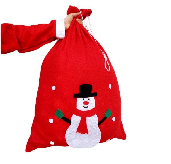 Túi đựng quà Noel chất Nỉ