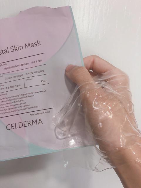 HCMMặt Nạ Thạch Anh Celderma Crystal Skin Mask Hàn Quốc