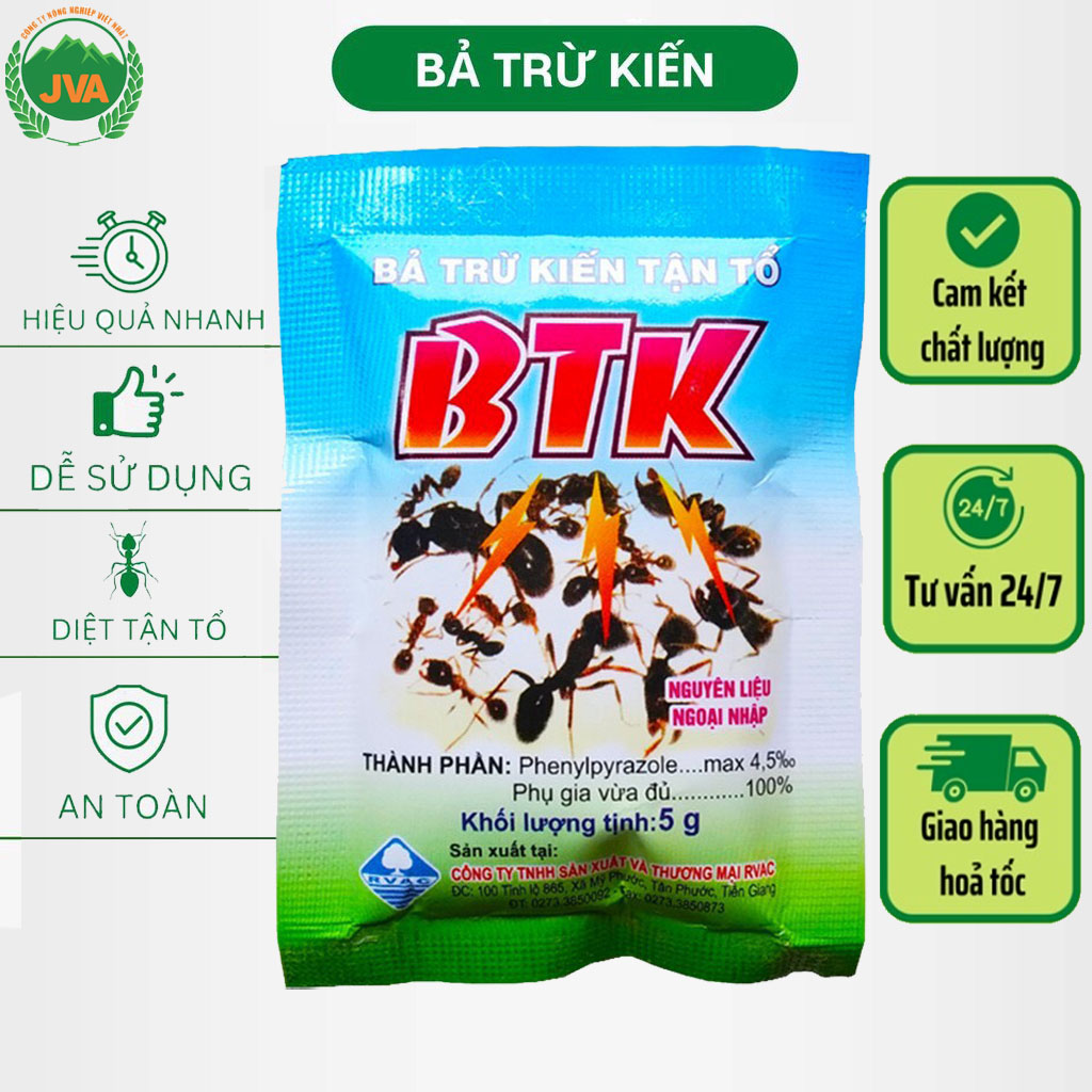 Bả trừ kiến btk trừ kiến tận ổ gói 5g jva01 vietnhat