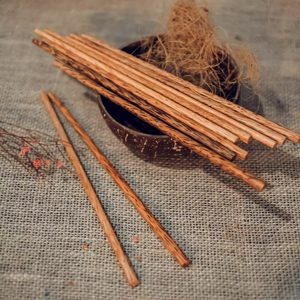 Đũa gỗ dừa,đũa gỗ không ngâm tẩm hoá chất,không chất độc hại