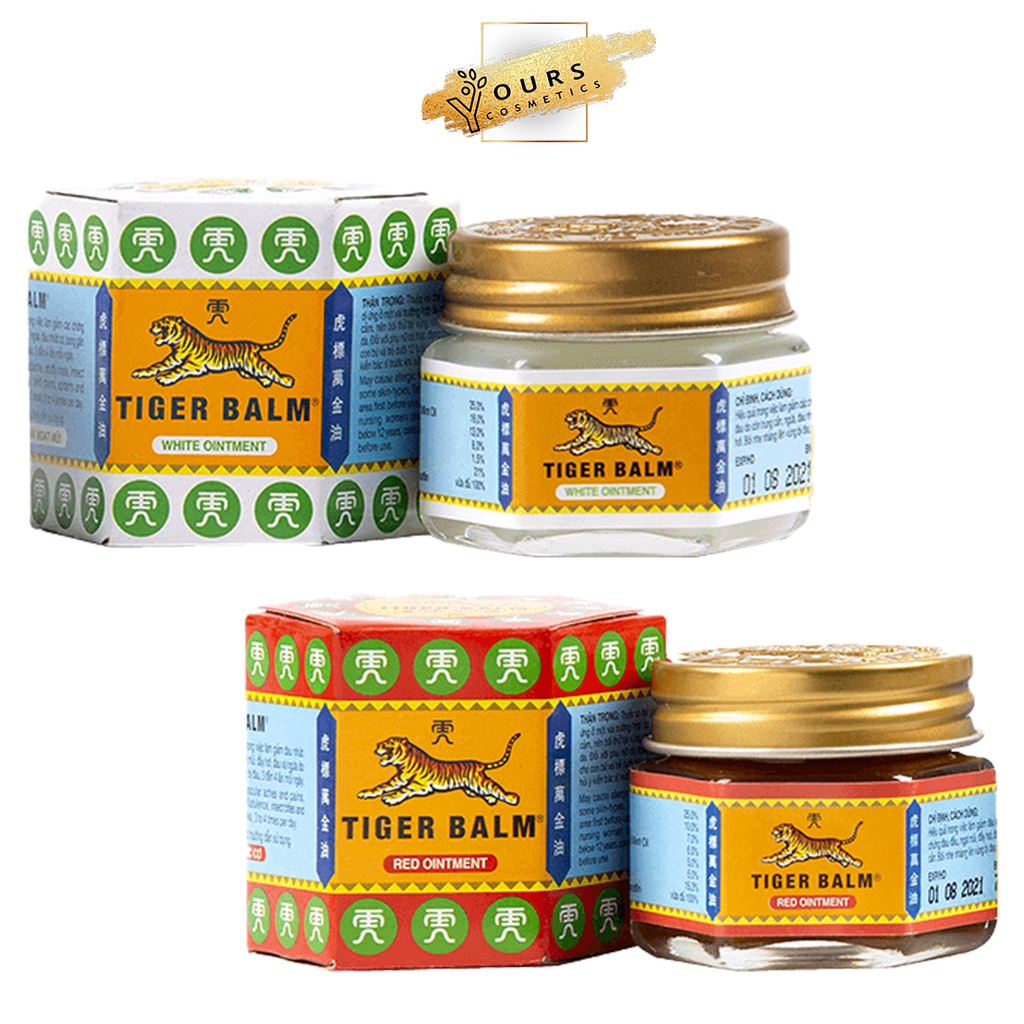 Dầu cù là con hổ thái lan tiger balm - giảm sưng, lưu thông máu, giảm ngứa muỗi đốt - dầu cù là con cọp