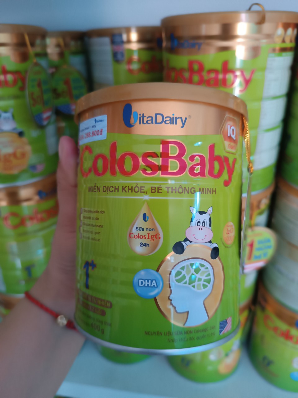 Sữa Colosbaby IQ Gold 1+ 400g