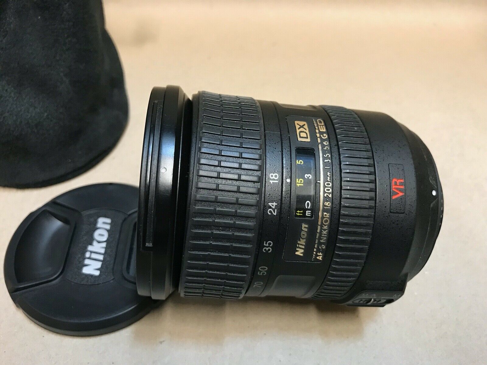 Ống kính nikon 18-200mm f/3.5-5.6 ed vr af-s vr dx if zoom lens, đẹp 95%