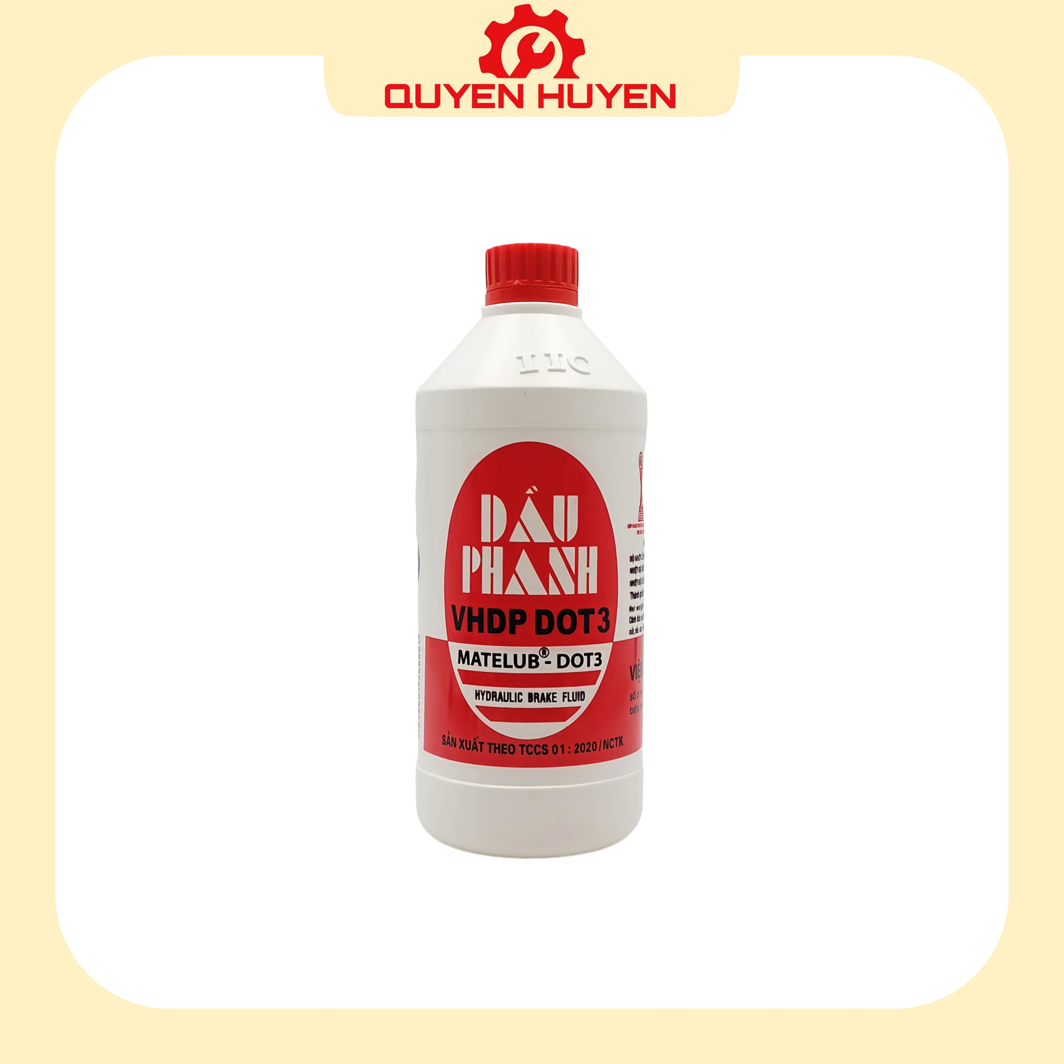 Dầu phanh Ô tô - Xe máy MATELUB DOT 3 - Chuyên chịu tải nặng - Dầu thắng dùng được cho cả xe máy