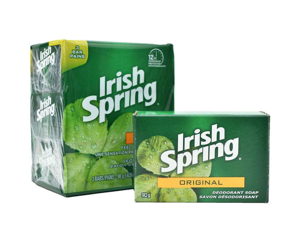 Xà bông cục diệt khuẩn Irish Spring Deodorant Soap Original