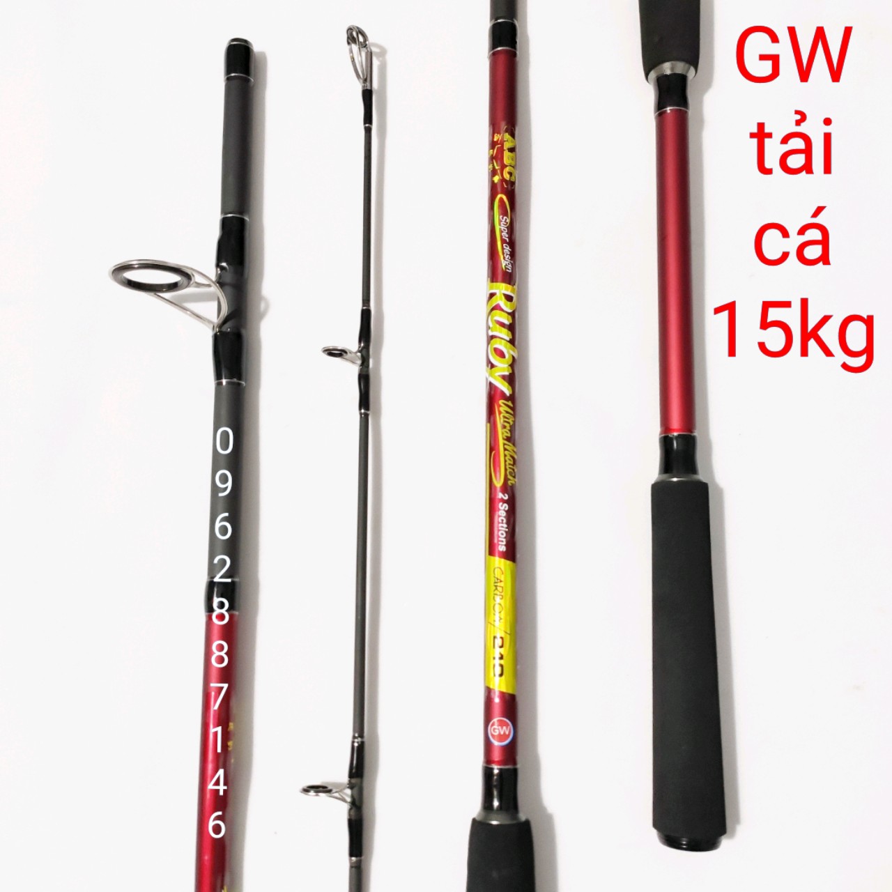 cần câu tay huyết long 5H nano 72g tặng ngọn phụ