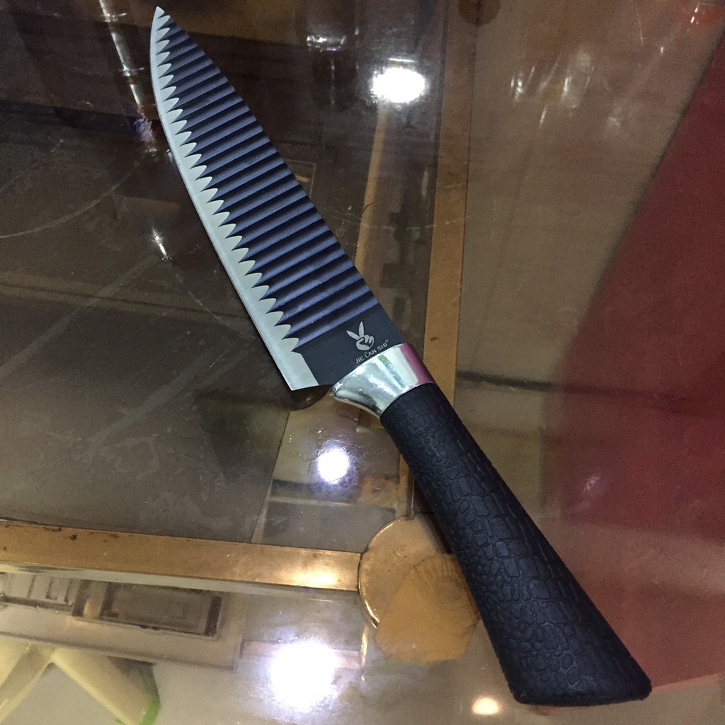 [HCM][TỔNG XẢ KHO- THANH LÝ GIÁ GỐC] Dao răng cưa lượn sóng cắt rau củ TANOSA - Dao lượn sóng chống dính cao cấp dao thái củ quả đa năng Nhật Bản