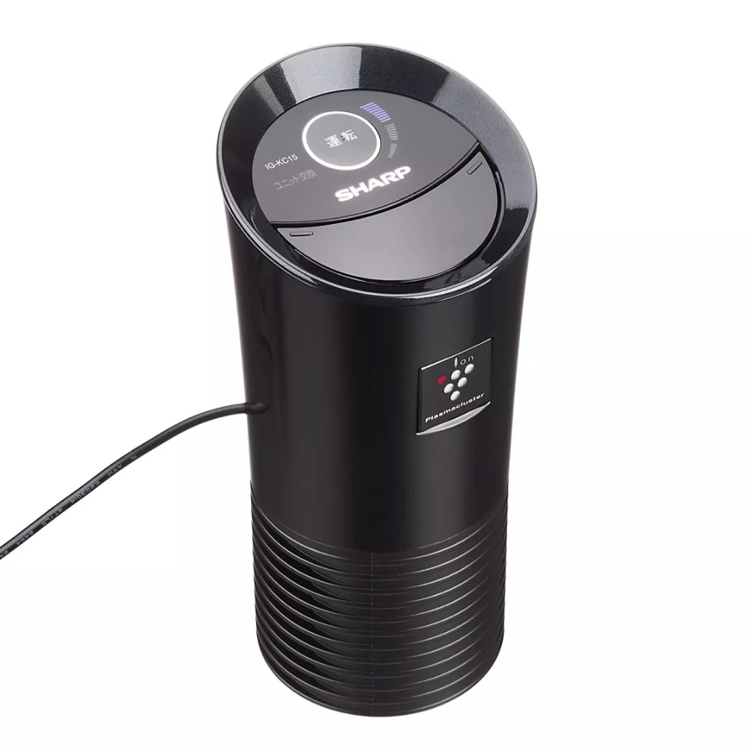Máy lọc không khí ô tô, khử mùi sharp ig-kc15-bb nhật bản