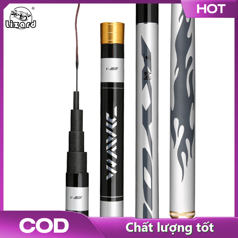 Lizard cần câu cá cần câu cá chép carbon cần câu đài loan dụng cụ câu cá điều chỉnh 28 cần câu đài loan cần câu cá