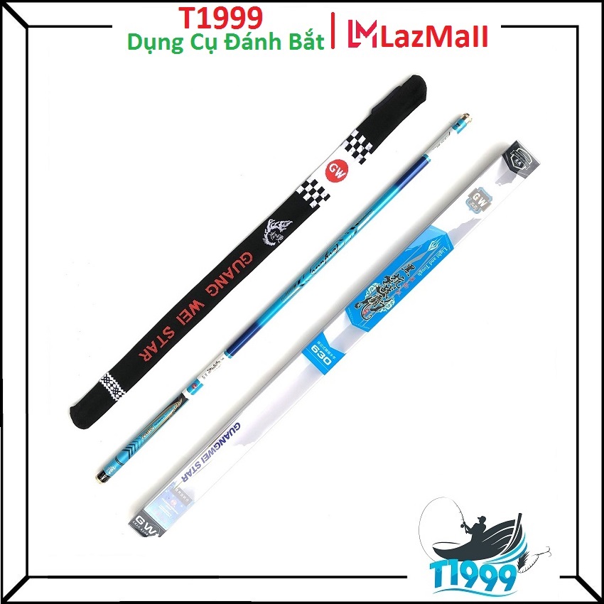 Cần câu tay gw 6h new star , cần câu tay bạo lực , tải tĩnh 1,8kg , bảo hành lóng 1 năm - t1999