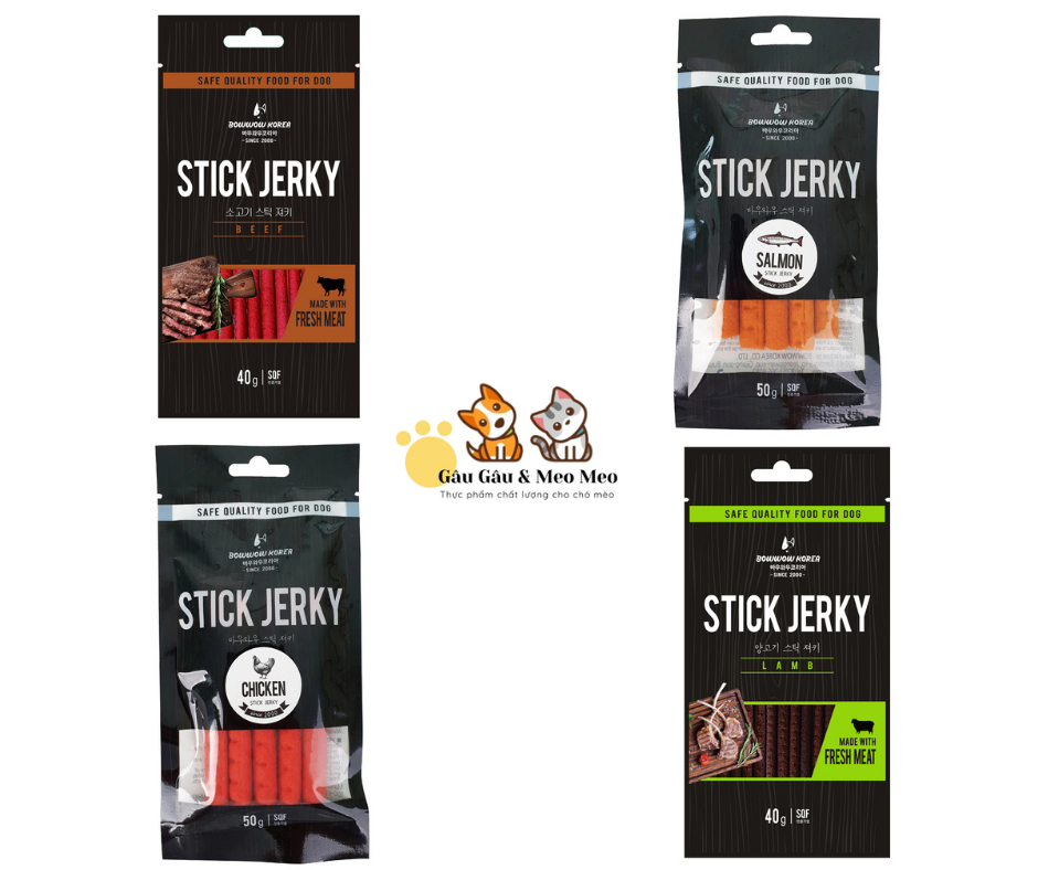 Stick jerky - thịt que cho cún cưng