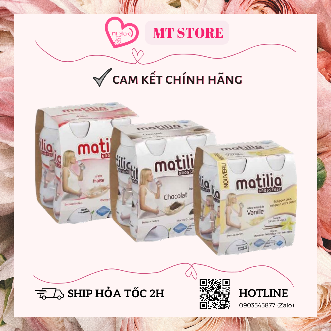 Sữa bầu matilia 4 chai x 200ml