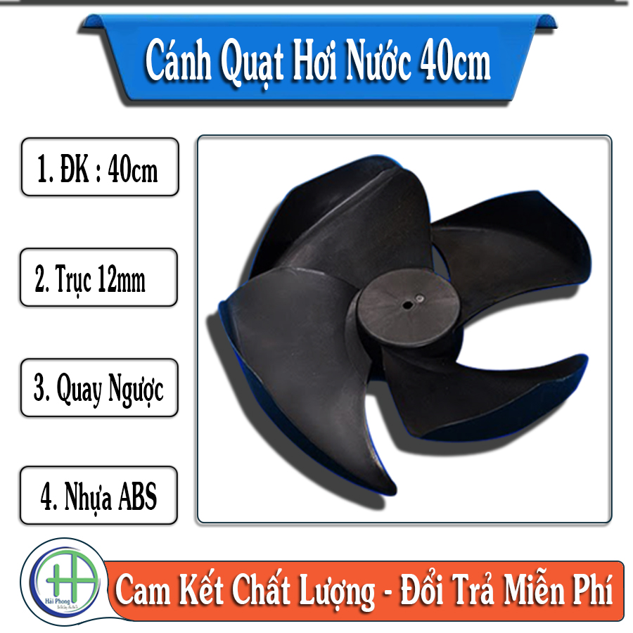 cánh quạt hơi nước quạt điều hòa 39C -40cm nhựa abs , dầy , khó gãy quay ngược