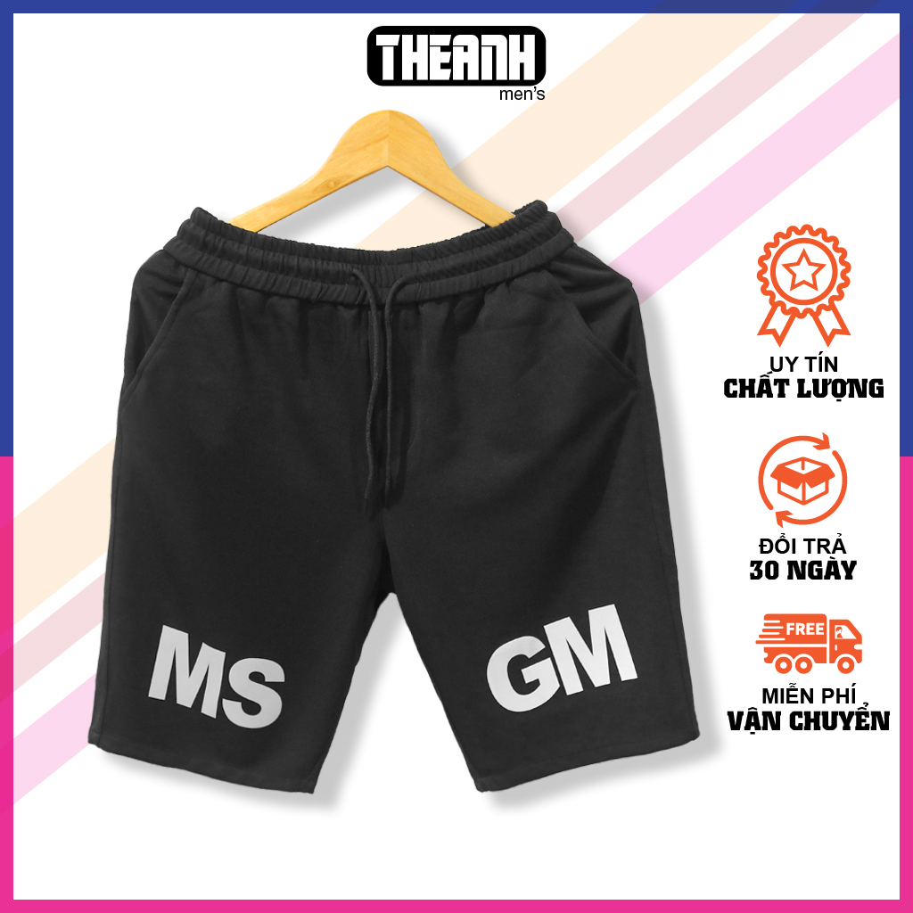Quần đùi quần short nam thể thao chât vải thun poly cao cấp - form đẹp - mặc thoáng mát - bền màu