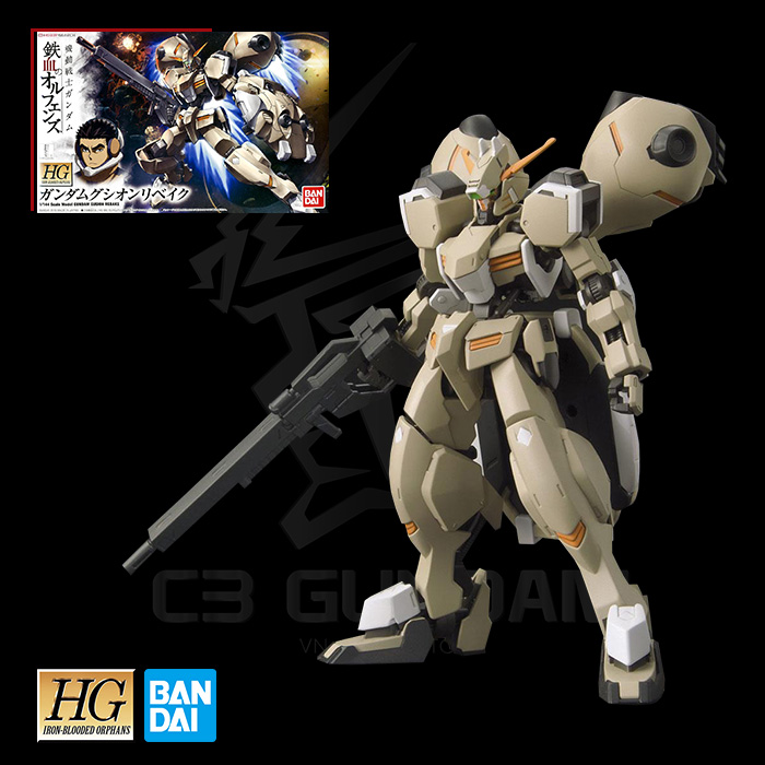 Mô hình lắp ráp gundam bandai hg 1/144 gundam gusion rebake series gundam iron blooded hgibo gunpla chính hãng nhật bản