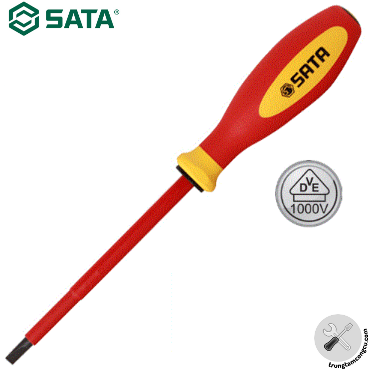 Tuốc nơ vít dẹp 5.5 x 125mm sata 61314