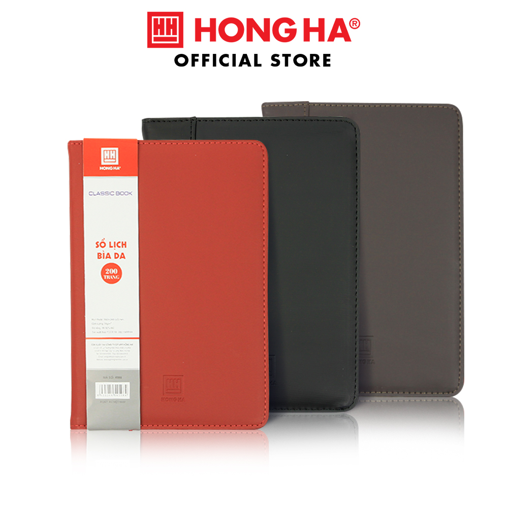 Sổ lịch da Classic Book B5  Hồng Hà 200 trang - 4598