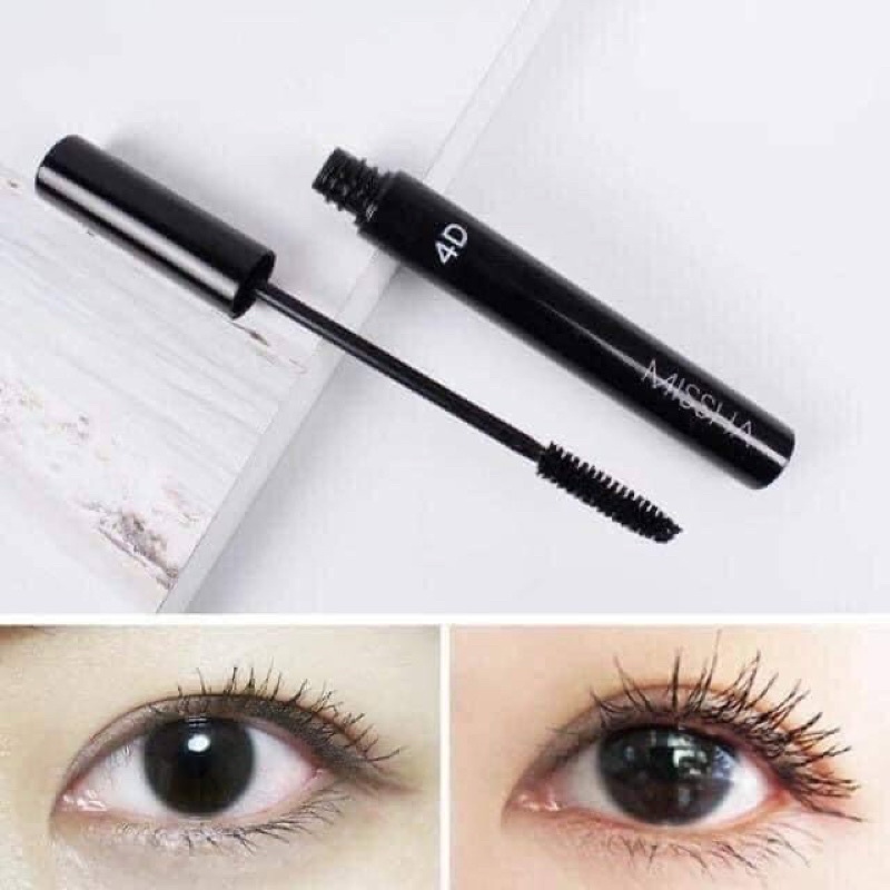 Mascara 4D Missha dài và dày mi