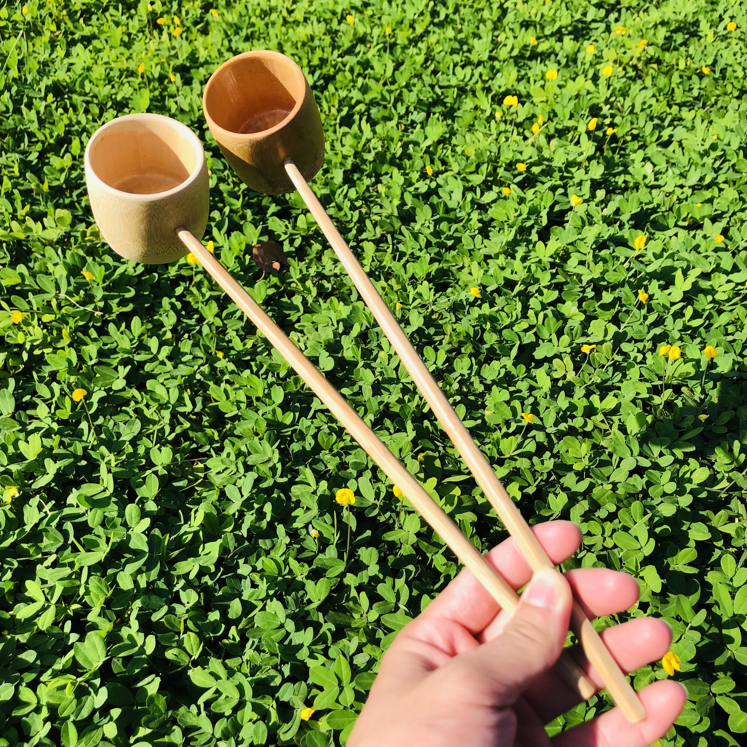 Gáo múc rượu, nước mắm, nước tương Dalat Bamboo gỗ tre cao cấp
