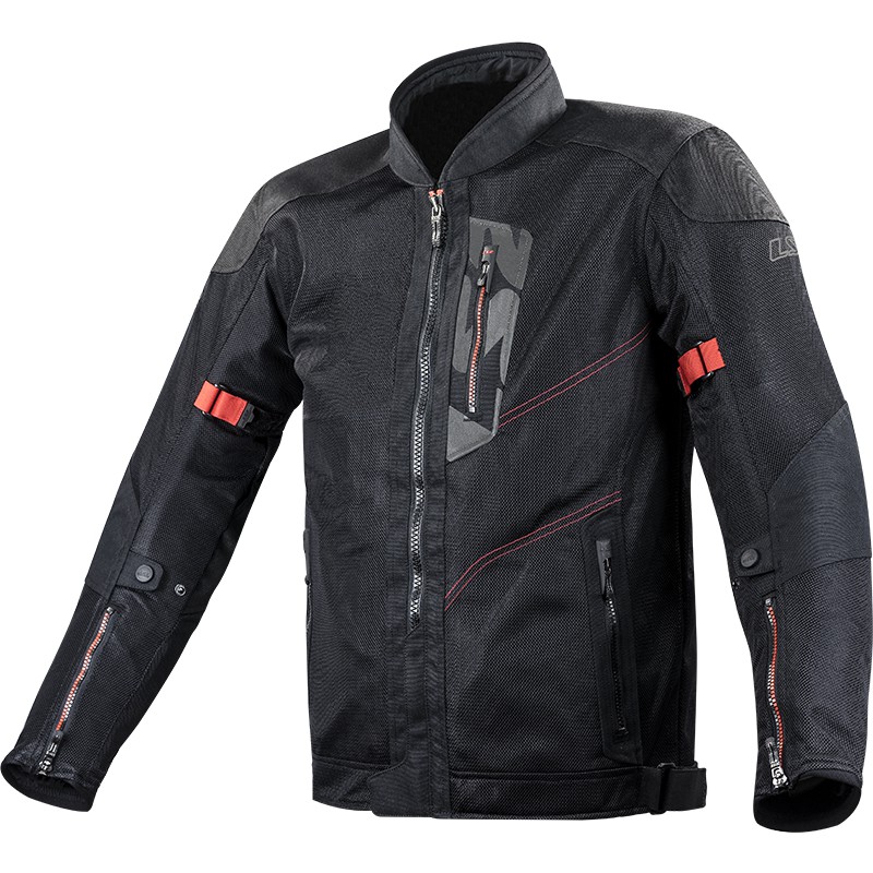 Áo giáp ls2 alba man jacket black - hàng chính hãng ls2 bảo hành 3 tháng