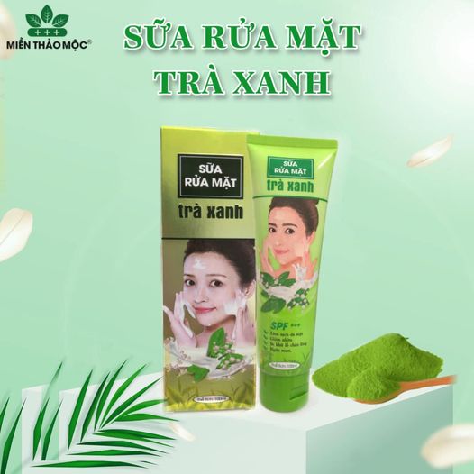 Sữa rửa mặt trà xanh Miền Thảo Mộc 100ml