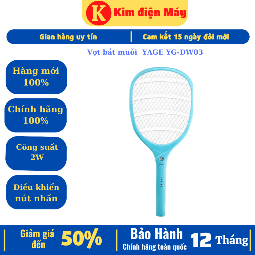 Vợt bắt muỗi  YAGE YG-DW03-bảo hành 12 tháng